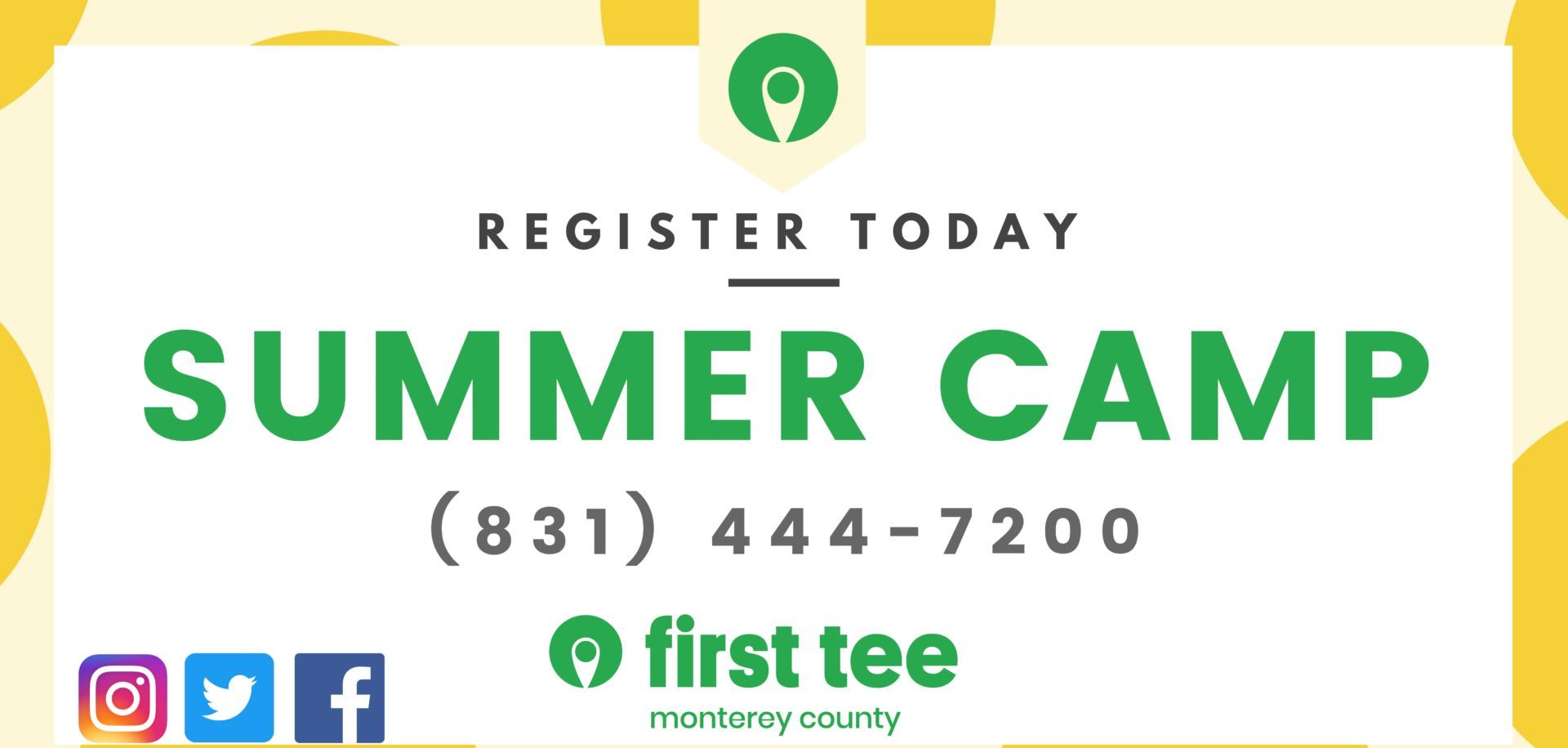 Summer Camp First Tee Monterey County